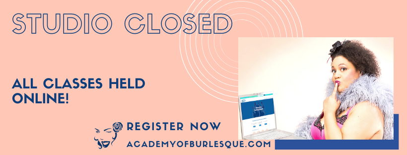 Studio Blue Closed- All Classes Offered Online!